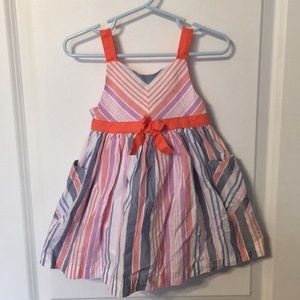 🌖 Cherokee 18 months striped sundress easter summer